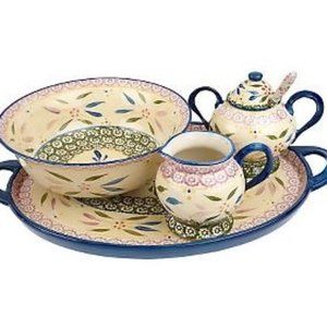 Temp-Tations Old World Confetti Serving Set EC
